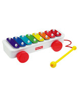 Fisher Price Brilliant Basics Classic Xylophone Musical Pull Toy Rainbow... - £9.54 GBP