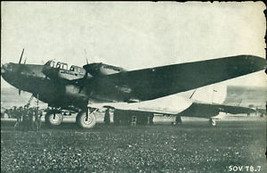 WWII SOVIET TB-7 Bomber 5&quot; x 8&quot; photo card - $9.89