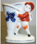 Occupied Japan BOY Toothpick Holder porcelain/china figurine 005 - €8,59 EUR