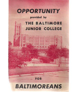BALTIMORE JUNIOR COLLEGE Baltimore Opportunity (1949) 8 pg illustrated b... - $9.89