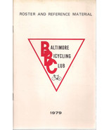 BALTIMORE BICYCLING CLUB 1979 Roster and Reference Material 40-pages - $13.56 CAD