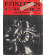 PRINCETON ALUMNI WEEKLY March 12 1955 NJ University newsletter - $9.89
