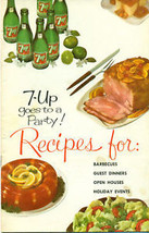 1961 7-UP SODA 16-page vintage recipe booklet - $9.89