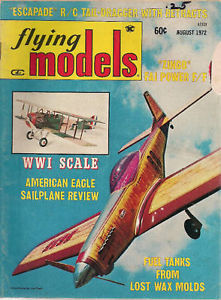 Primary image for FLYING MODELS Magazine August 1972