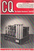 CQ Magazine February 1950 The Radio Amateurs&#39; Journal - £7.90 GBP