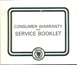ARCTIC CAT SNOWMOBILES vintage Consumer Warranty Service Booklet (circa ... - £7.90 GBP