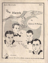 THE HAWK Judson Philips aka Hugh Pentecost fanzine 1979 - $12.86