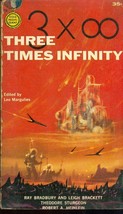 Three Times Infinity Bradbury Heinlein Sturgeon Brackett (1958) Gold Medal Pb - £7.93 GBP