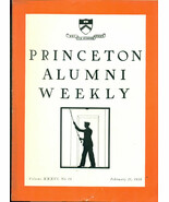 PRINCETON ALUMNI WEEKLY February 21, 1936 University newsletter (New Jer... - $9.89