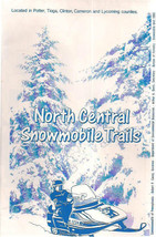 North Central Pennsylvania Snowmobile Trails Map (1990) - £10.10 GBP