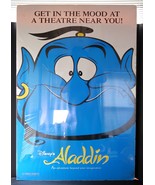 Vtg Aladdin Original Kiosk Movie Poster 27x40 Walt Disney Rare 1992 Shri... - €172,29 EUR