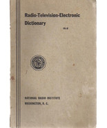 RADIO-TELEVISION-ELECTRONIC DICTIONARY (1947) National Radio Institute - £7.72 GBP