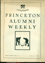 PRINCETON ALUMNI WEEKLY January 17, 1936 University newsletter (New Jersey) - £7.77 GBP