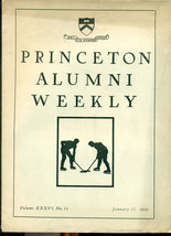 PRINCETON ALUMNI WEEKLY January 17, 1936 University newsletter (New Jersey) - £7.80 GBP