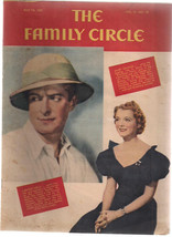 FAMILY CIRCLE magazine May 7, 1937 cartoons, Janet Gaynor, stamps - £7.81 GBP