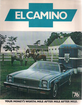 1976 CHEVROLET EL CAMINO 6-page illustrated brochure with specs - £7.73 GBP