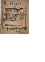 The Village Blacksmith Illust. Brochure (1800&#39;s) H.R. Boyer Millinery Reading Pa - £19.77 GBP
