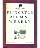 PRINCETON ALUMNI WEEKLY January 10, 1936 University newsletter (New Jersey) - $9.89