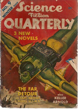 Science Fiction Quarterly #9 Pulp Winter 1942 Luros Cover - £19.46 GBP