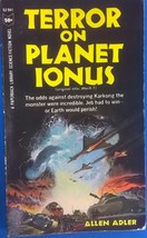 An item in the Books & Magazines category: TERROR ON PLANET IONUS by Allen Adler (1966) Paperback Library pb
