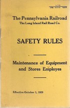 PENNSYLVANIA LONG ISLAND RAILROAD Safety Rules pocket handbook effective... - £7.78 GBP