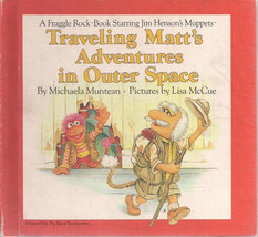Traveling Matt Jim Henson&#39;s Fraggle Rock Muppets Hc Book (1984) Wkly Reader - £7.90 GBP
