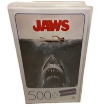 Blockbuster Jaws Movie Poster 500 Piece Jigsaw Puzzle Sealed 18 by 24 in... - $11.80