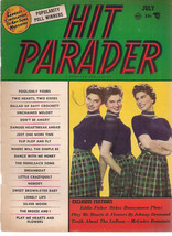 HIT PARADER Magazine July 1955 McGuire Sisters cover, small Marilyn Monroe photo - £7.82 GBP
