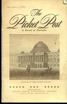 THE PICKET POST October 1951 Valley Forge Historical Society newsletter - £7.39 GBP