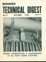 Budocks Technical Digest US Navy Seabees newsletter #71 Oct 1956 Atomic Defense - £7.87 GBP