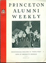 PRINCETON ALUMNI WEEKLY January 8, 1937 University newsletter Chevrolet ... - £7.77 GBP