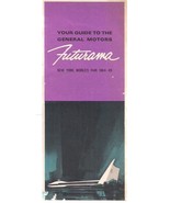 GM General Motors 6-section Futurama brochure (1964-1965 New York World&#39;... - $187.97 MXN