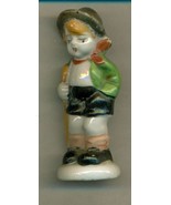 Occupied Japan BOY WITH WALKING STICK. porcelain/china 3-1/8&quot; figurine 021 - $9.89