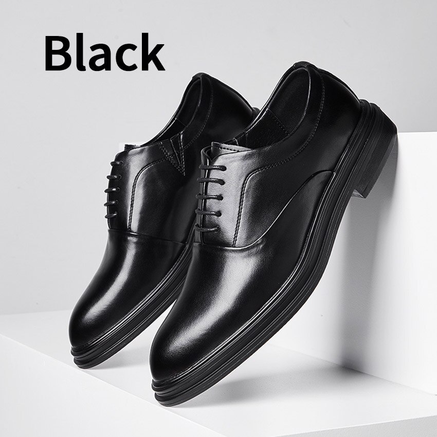 Primary image for Business Formal Black Leather Shoes Mens Fashion Casual Dress Shoes Classic Ital