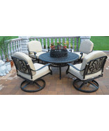 Outdoor Conversation Patio 5pc Deep Seating Set Elisabeth Furniture - £2,877.64 GBP