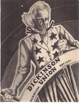 DICKINSON UNION School (Williamsport PA) November 1940 Uncle Sam cover - £7.77 GBP