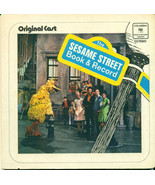 SESAME STREET (1970) Board Book Original Cast 45 RPM Record Jim Henson F... - £12.04 GBP