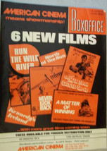 BOXOFFICE Magazine 5/14/1973 Brian De Palma Sisters full-page ad, Benji article - £7.88 GBP