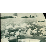 WWII JAPANESE BOMBERS in flight 5&quot; x 8&quot; photo card - £7.77 GBP