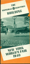 1940 NEW YORK WORLD&#39;S FAIR General Electric Building illustrated brochure - £7.90 GBP