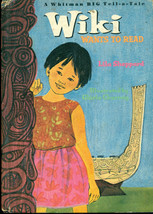 WIKI Wants To Read by Lila Sheppard (1968) Whitman BIG Tell-A-Tale book - £7.76 GBP