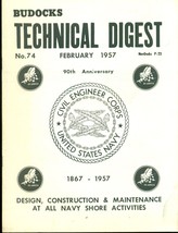 Budocks Technical Digest US Navy Seabees newsletter #74 February 1957 Fallouts - £7.42 GBP