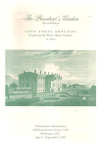 1997 WHITE HOUSE brochure for The President&#39;s Garden exhibition with his... - $9.89