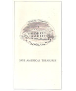1999 HOLIDAY TREASURES AT THE WHITE HOUSE 6-pg brochure Save America&#39;s T... - $13.56 CAD