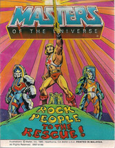1985 MASTERS OF THE UNIVERSE Rock People to the Rescue color promo mini-comic - $9.89