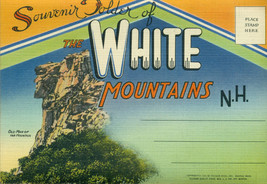 Souvenir Folder Of The White Mountains New Hampshire (1945) Postcard Set - £7.77 GBP