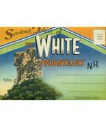 SOUVENIR FOLDER OF THE WHITE MOUNTAINS NEW HAMPSHIRE (1945) postcard set - £7.88 GBP