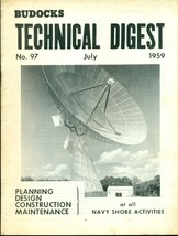 Budocks Technical Digest US Navy Seabees newsletter #97 July 1959 Shipworms - $9.89