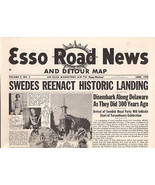 ESSO ROAD NEWS And Detour Map June 1938 4-page tabloid - $13.56 CAD