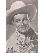 ROY ROGERS vintage Exhibit Card circa 1940&#39;s - $13.56 CAD
